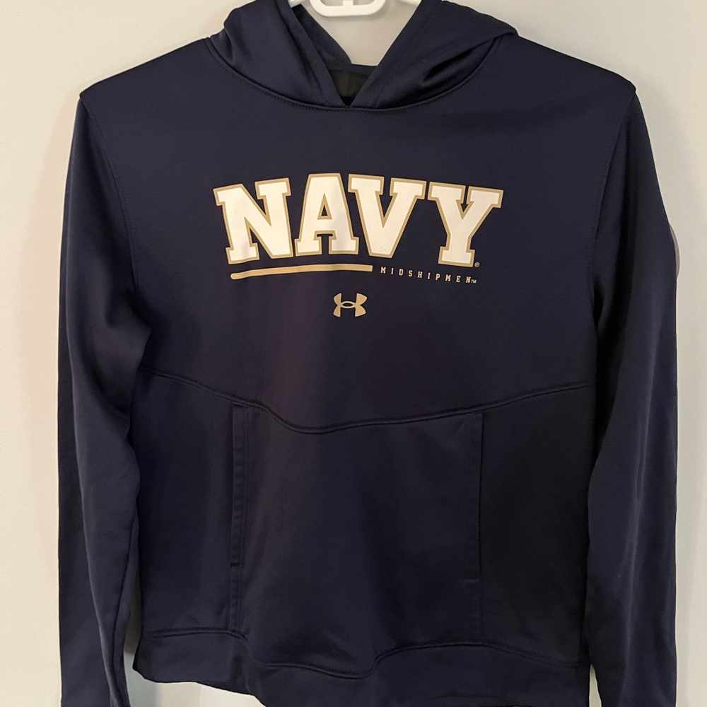 Under Armour Dark Blue Naval Academy Hoodie